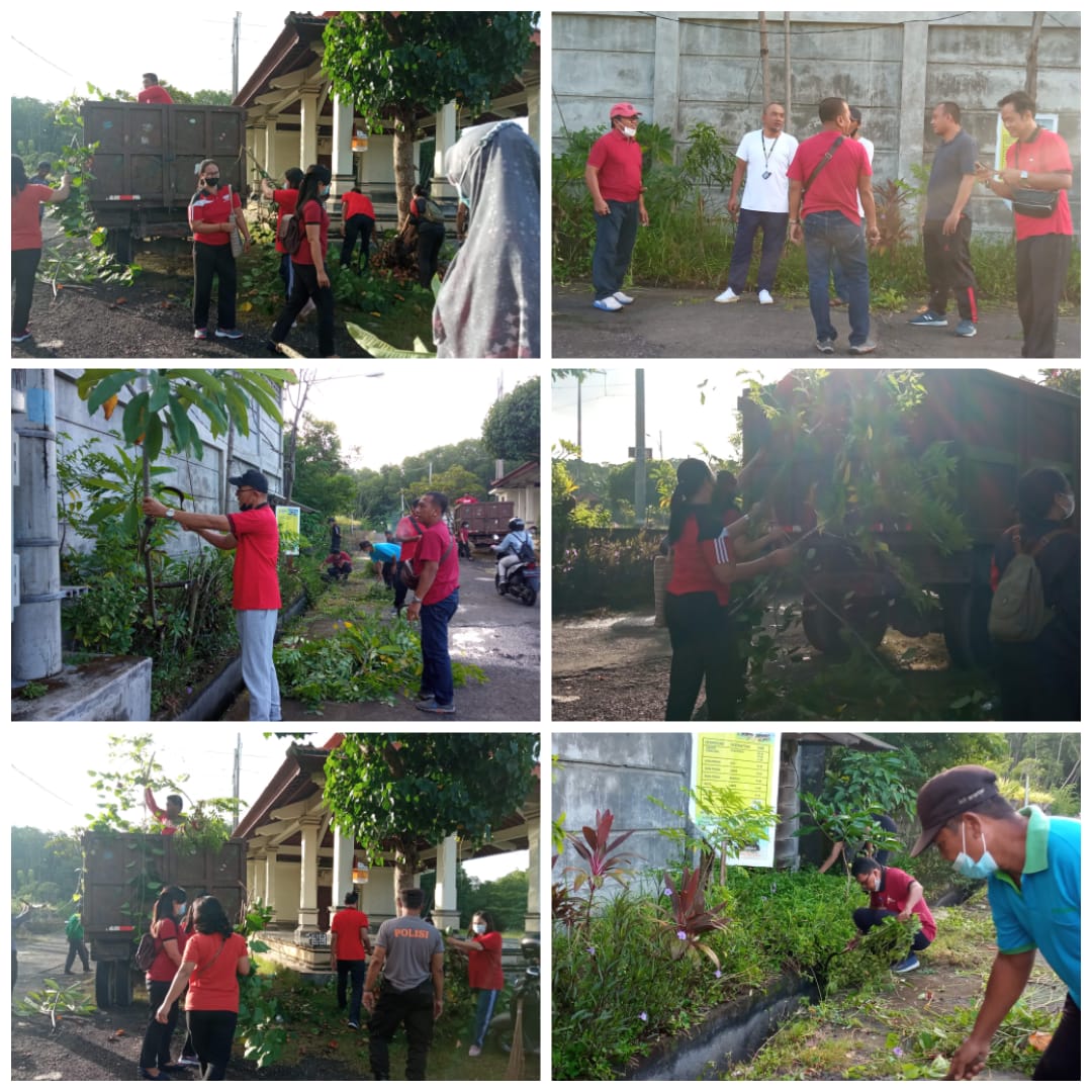 Kerja Bakti Bersama di Pemelisan