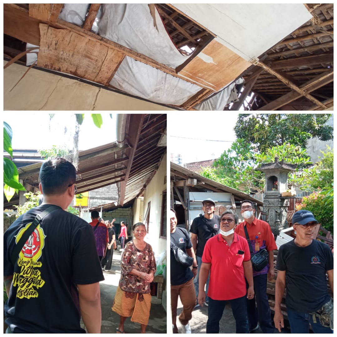 Proses Bedah Rumah di Sesetan